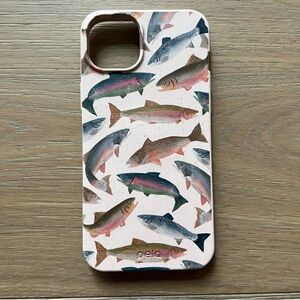 pela Eco-Friendly Fish Pattern Phone Case - Pink Multi